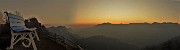 71 Tramonto alla Panchina Gigante (Big Bench 158) sul Monte Corno